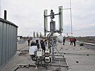 Antny 5G st spolenosti O2 na stee Velkho svta techniky v Doln oblasti...