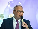 Ruský expremiér a kritik Putinova re�imu Michail Kajsanov na p�edná�ce v Brn�...