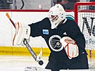 Ivan Fedotov na tréninku Philadelphia Flyers