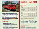 Plakát akce Historickými vlaky do Lednice
