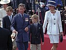 Princ William, princ Charles, princ Harry a princezna Diana (Londýn, 19. srpna...