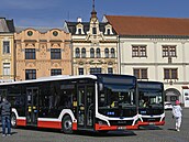 Pedstavení nových hybridních autobus v Kromíi. (bezen 2023)
