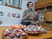 Ludmila Dvoáková se nauila zdobit velikononí vajíka od své babiky a ta...