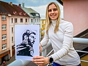 Simona Jandová hraje fotbal za enský tým budjovického Dynama. A ráda kreslí....