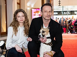 Filip Roek a jeho dcera Natálie na premiée filmu Gump - jsme dvojka (Praha,...