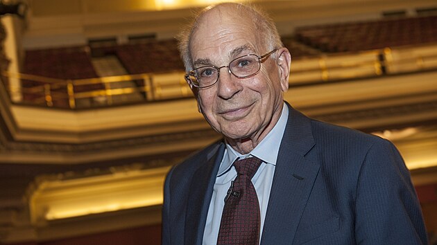 Nositel Nobelovy ceny Daniel Kahneman, autor bestselleru Rychlé a pomalé...
