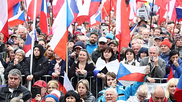 Protivldn demonstrace v Praze. (23. bezna 2024)