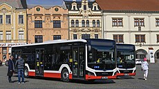 Pedstavení nových hybridních autobus v Kromíi. (bezen 2023)