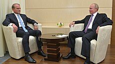 Viktor Medved�uk a ruský prezident Vladimir Putin se v minulosti nav�t�vovali i...