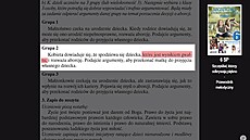 �áci polských �estých t�íd mají v hodinách nábo�enství za úkol p�esv�d�it...