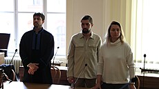 Roman Rohozin (uprosted) pi líení u Krajského soudu v Brn, kde si vyslechl...