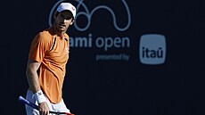 Andy Murray ve tetím kole turnaje v Miami.