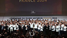 Slavnostní p�edávání cen pr�vodce Michelin ve Francii (18. b�ezna 2024)
