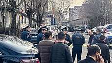 Na policejní stanici v Jerevanu zaútoili ozbrojenci. (24. bezna 2024)