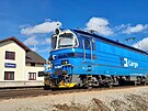Lokomotiva 230.006-9 dopravce D Cargo zachycena 24. února 2024 v elezniní...