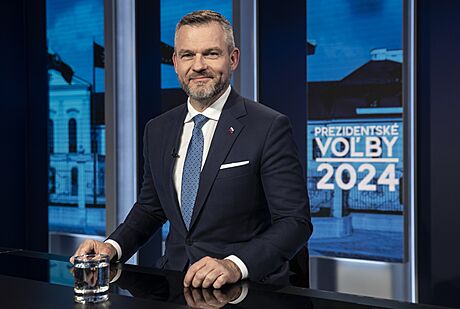 Vítz prezidentských voleb Peter Pellegrini navtívil televizi JOJ. (7. dubna...