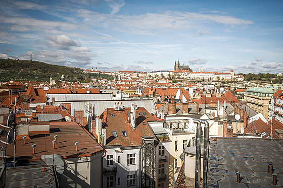 Pohled na centrum Prahy