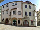 Jeden ze dvou historickch dom na konci Obrokov ulice v centru Znojma byl v...