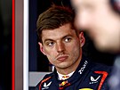 Max Verstappen z Red Bullu ped kvalifikací na Velkou cenu Japonska.