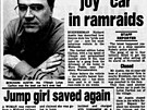 Novinový lánek Birmingham Evening Mail ze 7. ledna 1994 o ukradeném Carltonu...