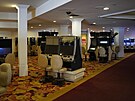 Vypnuté hrací automaty v rámci píprav na uzavení hotelu a kasina Tropicana v...