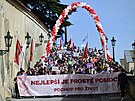 V Praze probíhá akce Pochod pro ivot, jejím cílem je podle poádající...