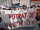 V Praze probíhá akce Pochod pro ivot, jejím cílem je zajistit lepí podmínky...