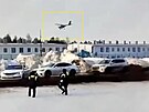 Ukrajinský dron zasáhl závod na montá dron áhed ve mst Jelabuga v Tatarské...