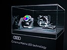 Svtlo Matrix LED jako nová výkladní skí Audi, ale jen 1. dubna 2024.