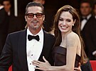 Angelina Jolie a Brad Pitt v Cannes 2011