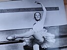 Jana Hanuová coby baletka na archivním snímku