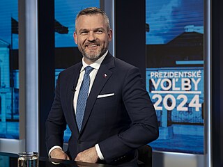 Vítz prezidentských voleb Peter Pellegrini navtívil televizi JOJ. (7. dubna...
