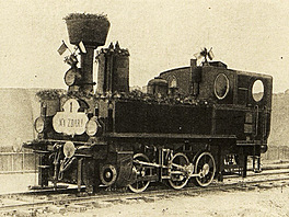 První lokomotiva vyrobená v zemích Koruny eské, rok 1900