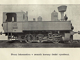 První lokomotiva vyrobená v zemích Koruny eské, rok 1900