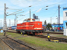 Karkulka T 444 162 na Dni �eleznice v �eských Bud�jovicích. Vyfoceno 22. zá�í...