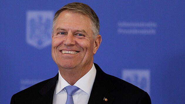 Rumunsk prezident Klaus Iohannis (3. dubna 2024)