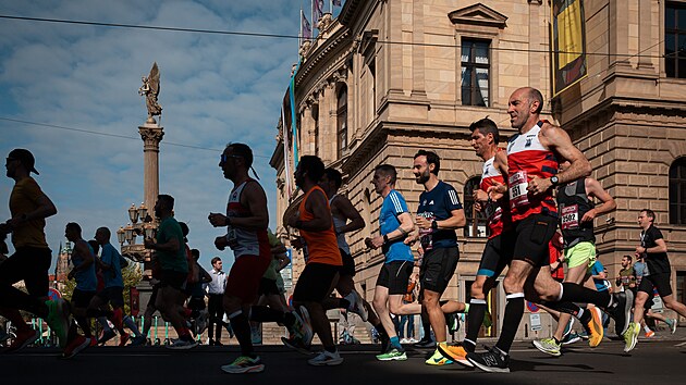 Momentka z Pra�sk�ho p�lmaratonu