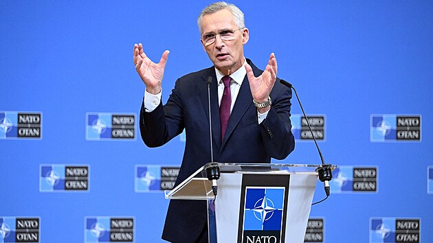 Generální tajemník NATO Jens Stoltenberg (4. dubna 2024)