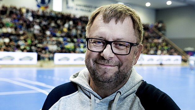 Pedseda Prask tlovchovn unie Jaroslav Chvaln, editel hzenkskho mldenickho turnaje Prague Handball Cup (1. dubna 2024)