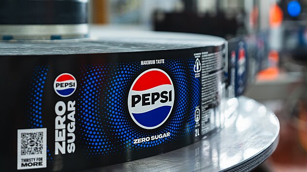 Vroba Pepsi s novmi logy v praskm Hloubtn je ji v plnm proudu. (8. dubna 2024)
