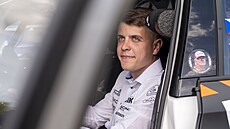 Dominik Stíteský v novém voze koda Fabia RS Rally2.
