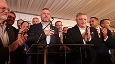 Pedseda parlamentu Peter Pellegrini zvítzil v druhém kole slovenských...