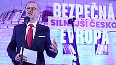 Premiér a pedseda ODS Petr Fiala pi zahájení kampan koalice SPOLU k volbám...