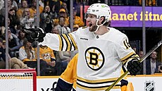 Pavel Zacha slaví bostonský gól.
