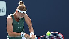 Marie Bouzková na turnaji v Miami