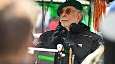 Reisér Francis Ford Coppola bhem natáení filmu Megalopolis (11. bezna 2023)