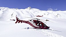 Pi pádu vrtulníku v 3600 metr vysoké hoe Petit Combin ve výcarsku v úterý...