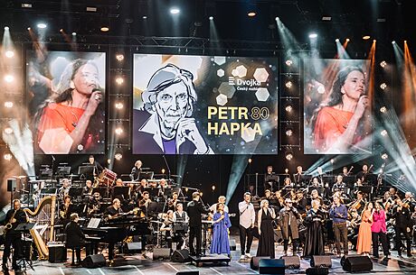 Vzpomínkový koncert Petr Hapka 80 (Kongresové centrum Praha, 17. dubna 2024)