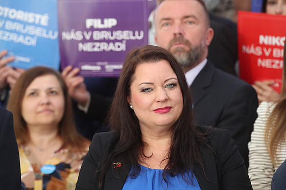 Lídr hnutí P�ísaha do evropských voleb, Nikola Bart��ek. Na koali�ní kandidátní...