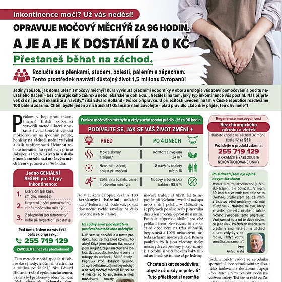 Opravuje moový mchý za 96 hodin